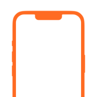 IPhone 13 纯色 深橙素材|模板|图片|外框|海报|样机|分辨率|PPT|PSD|PNG|免抠