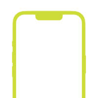 IPhone 13 纯色 柠檬素材|模板|图片|外框|海报|样机|分辨率|PPT|PSD|PNG|免抠