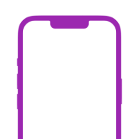 IPhone 13 纯色 紫素材|模板|图片|外框|海报|样机|分辨率|PPT|PSD|PNG|免抠