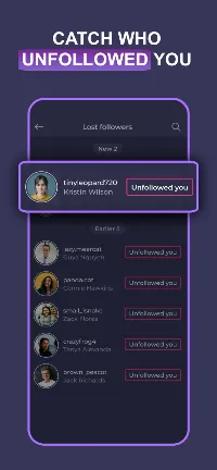 Capture d'écran de l'application Rapports